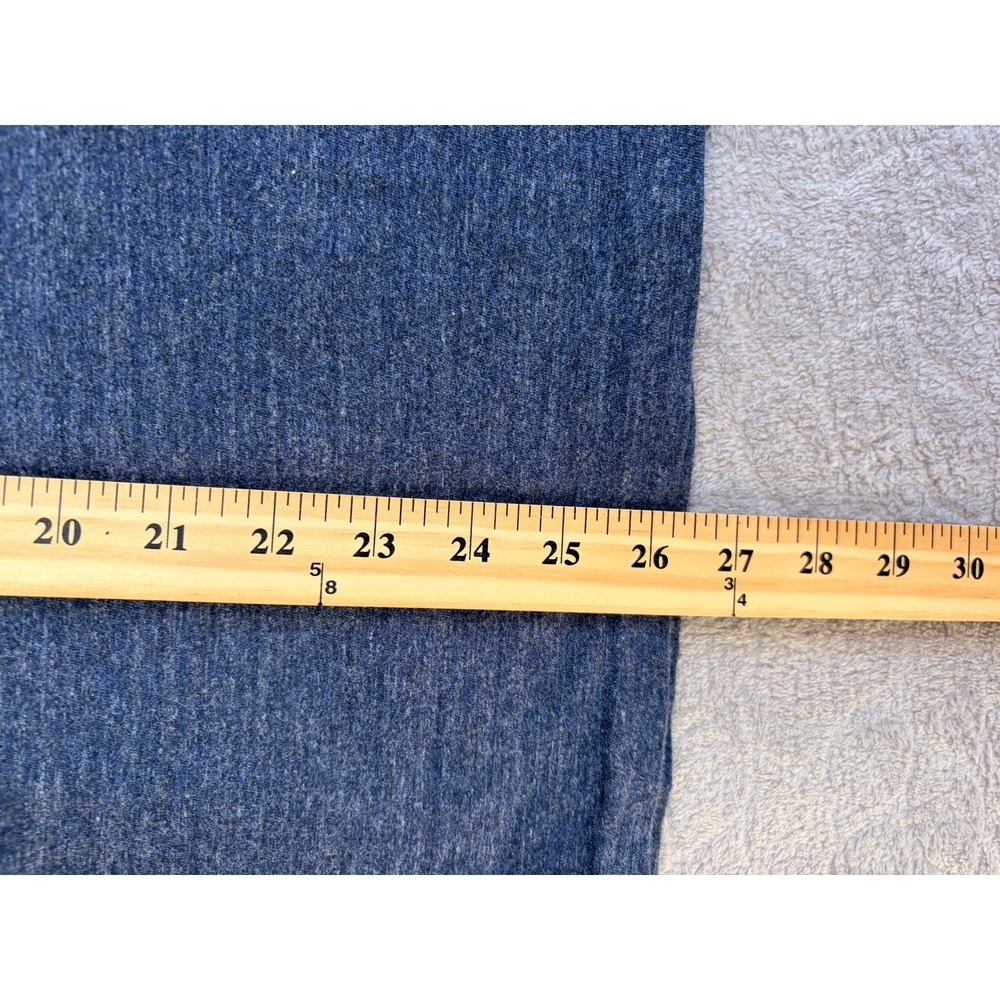 Polo Ralph Lauren Mens V-Neck Long Sleeve T-Shirt Blue Heather‎ Cotton Large L - Picture 7 of 9